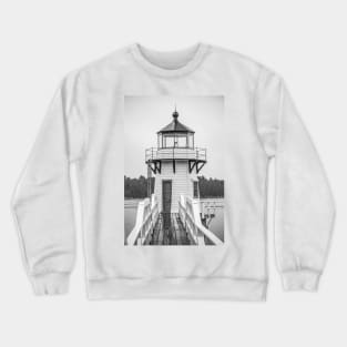 Doubling Point Black and White Crewneck Sweatshirt